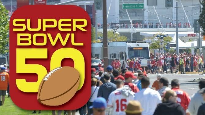 Fans use VTA to get to Super Bowl 50