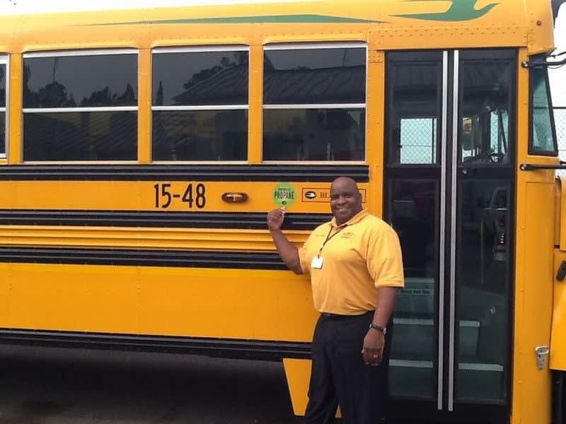 Georgia district receives Blue Bird propane bus