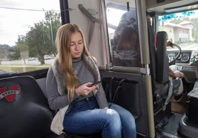 Valdosta State U. offers Wi-Fi on all athletic, shuttle buses
