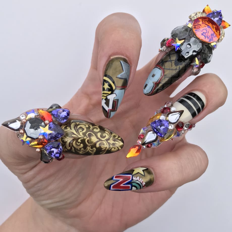 Nails for NTNA S. 5 Pre-Challenge #2: '90s Style (Valerie)