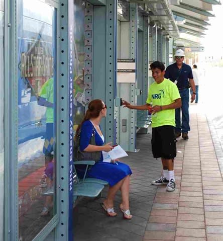 Valley Metro debuts solar power-cooled station