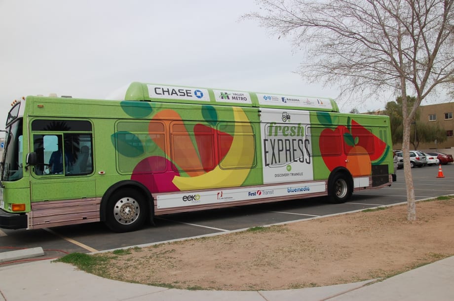 Valley Metro, partners use bus as mobile produce market