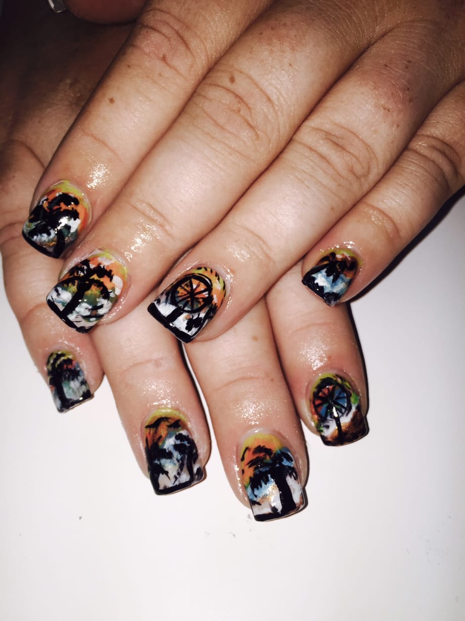 Music Festival Nail Art