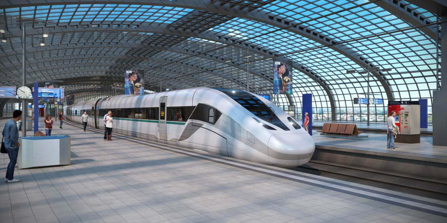 Siemens unveils new Velaro high-speed train