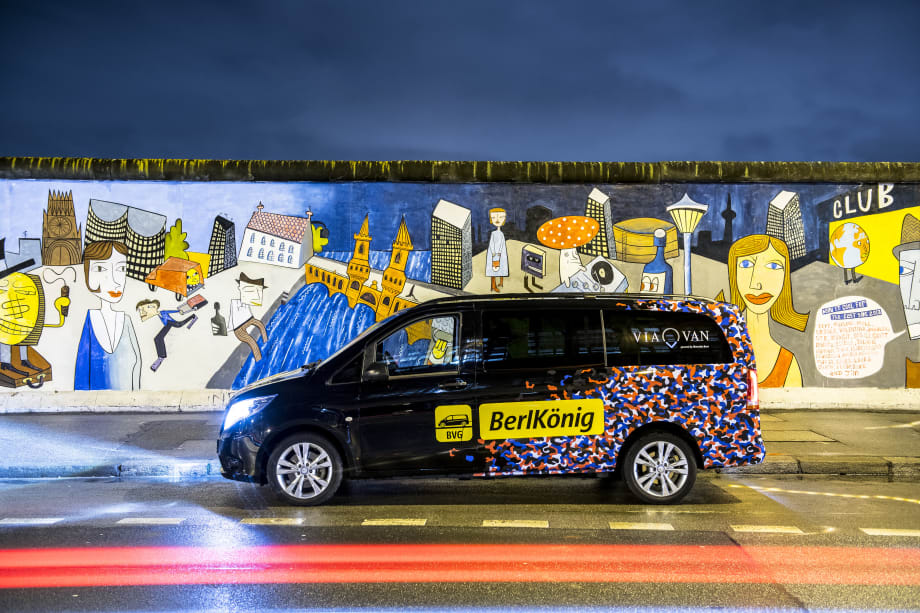 Via, Mercedes-Benz Vans partner with Berlin transit to launch rideshare service