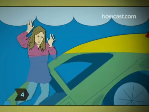 Video: How to Escape a Car Sinking in Water