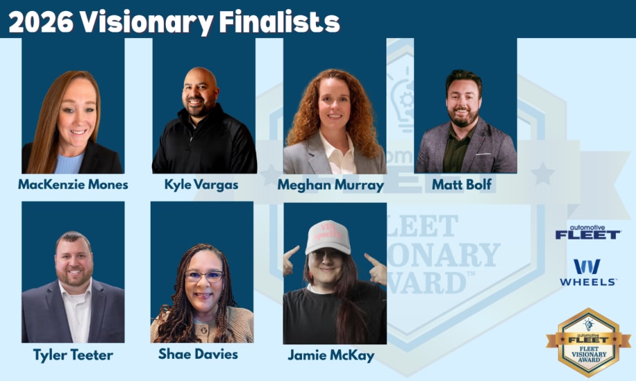 7 Fleet Visionary finalists in a panel