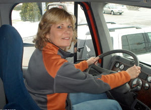 Women In Trucking's Voie Earns CDL