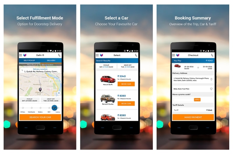 Self-Drive Voler Releases Android App