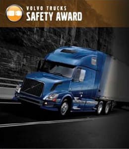 Volvo Trucks Announces Second Annual Safety Awards
