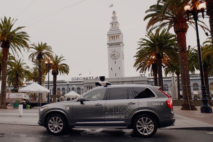 Uber Offers Self-Driving Volvo XC90s in San Francisco