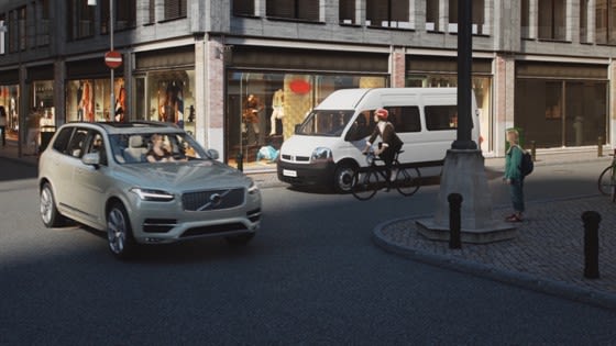 Volvo's Safety Tech Helps Avert Bicyclist-Vehicle Crashes