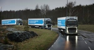 Volvo Takes Part in European Platooning Challenge