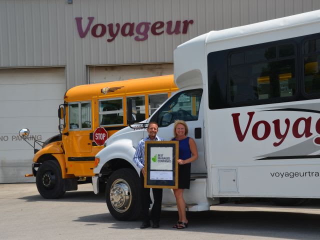 Voyageur Transportation named a ‘Best Managed Company’