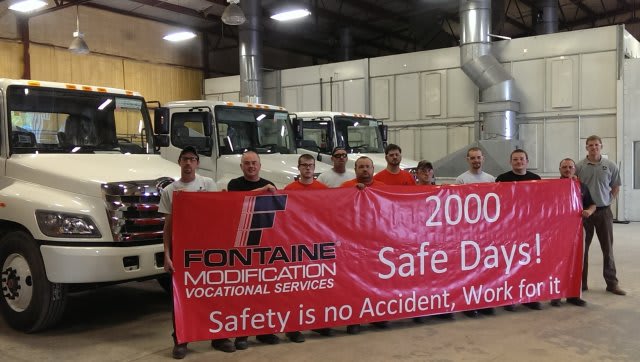 Fontaine Celebrates Safety Milestone