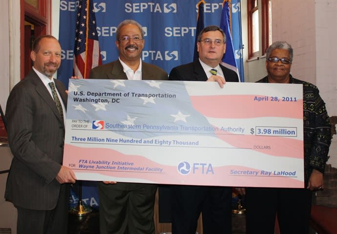 SEPTA intermodal center receives $3.98M grant