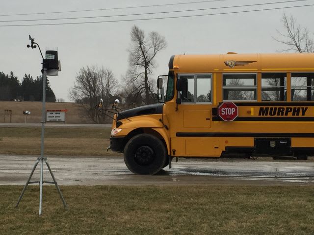 Weather stations in bus yards help guide Ontario operation