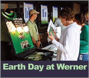 Werner Takes Fuel Efficiency Message to Employees on Earth Day