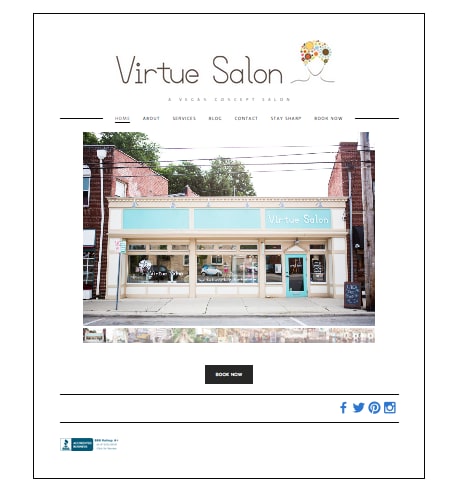 STAMP 2016: Virtue Salon's Website