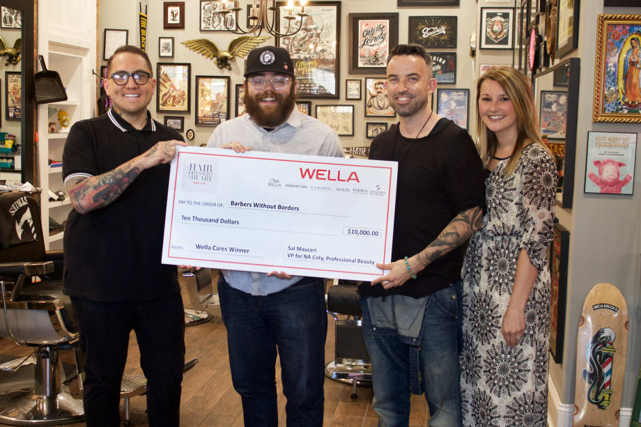 Josh Wagner: Thanking Mentors for his Wella Cares Grand Prize Win