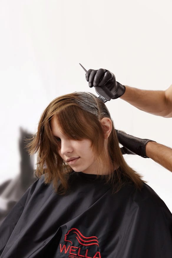 HOW-TO: Marbled Stone Haircolor + Textured Lob