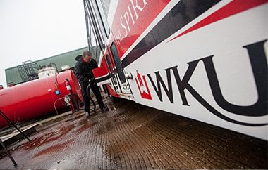 Converted cooking oil fuels WKU's shuttle bus