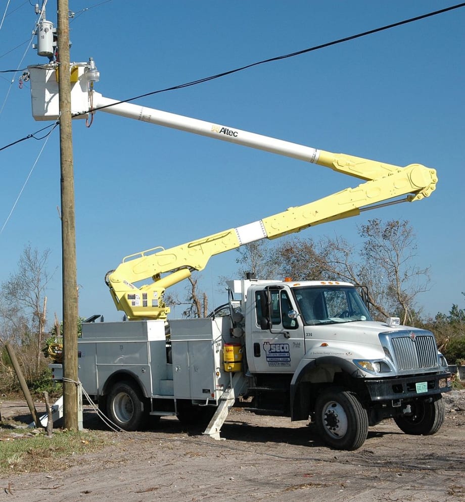 Utility Truck Stolen with Employee Still in Bucket