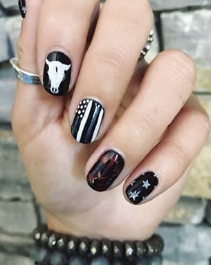 Star Spangled Nail Art