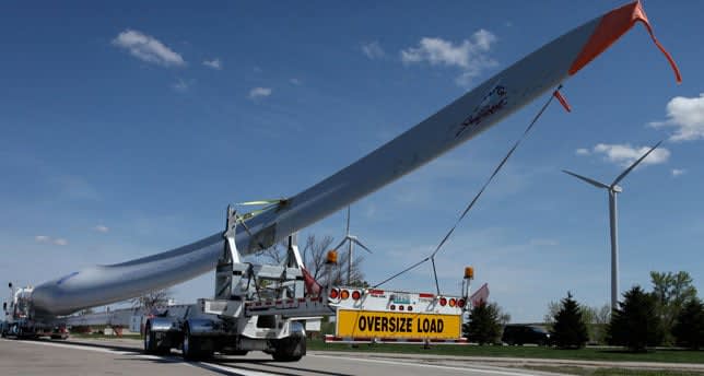Trailer Report: Hauling Wind Turbines
