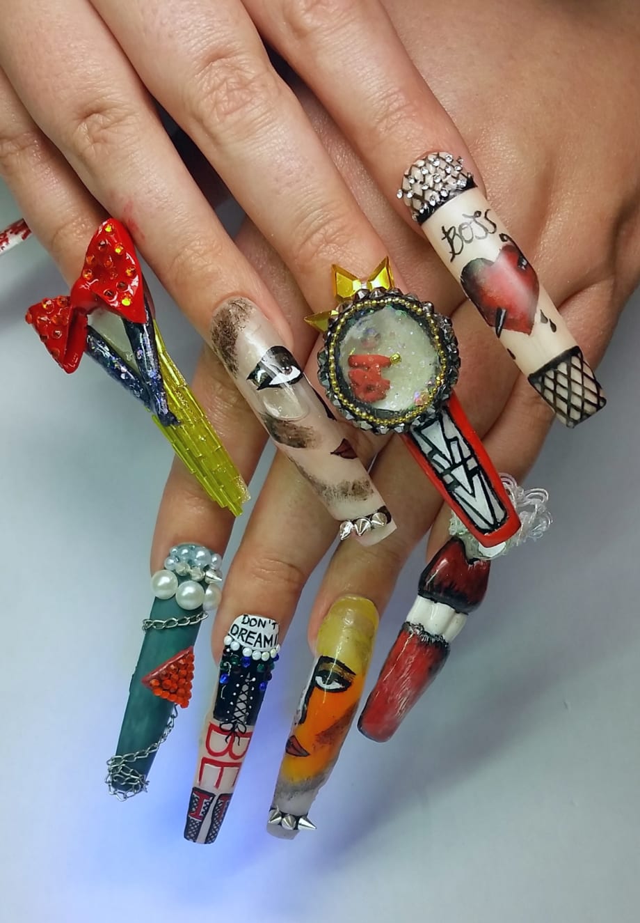 Nails for NTNA S. 3 Challenge #8 Rocky Horror Halloween (Winnie)