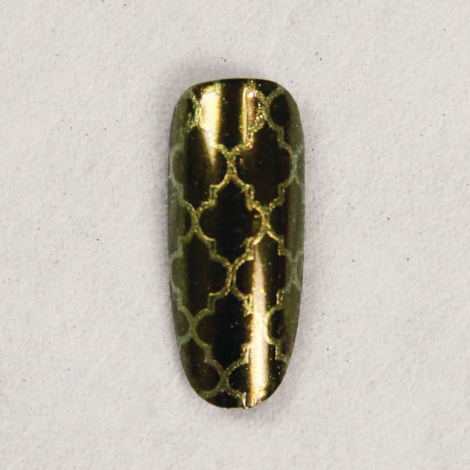 Wildflowers Embossed Chrome Stamping