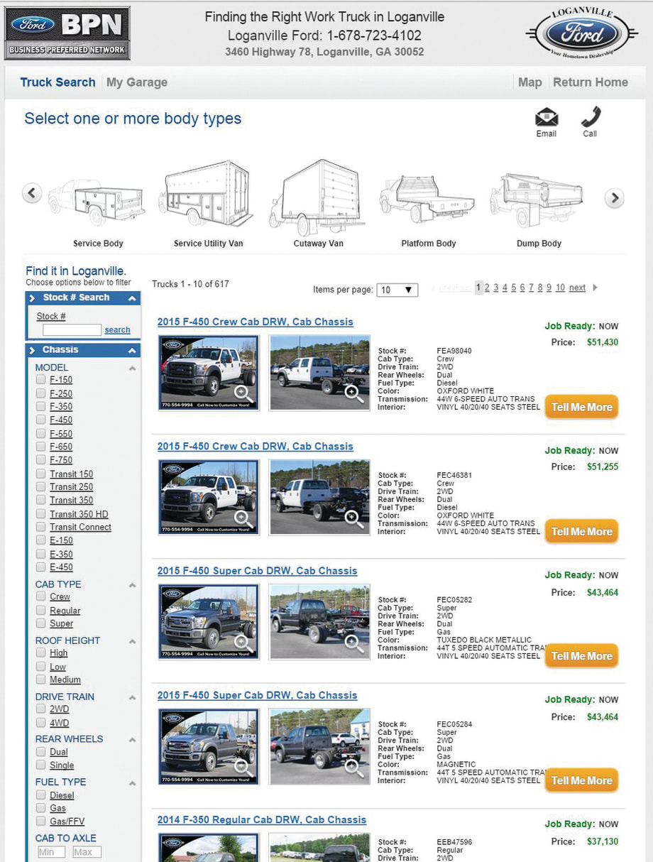 Locating and Delivering the Right Truck Virtually