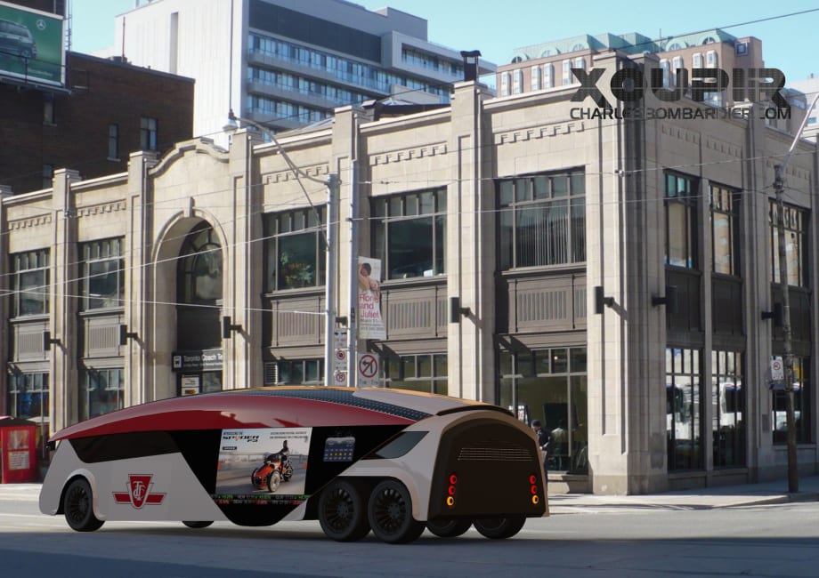 Designer envisions 'magic' electric bus for TTC