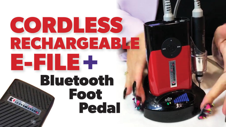 How to Use Kupa's Cordless Rechargeable E-File and Bluetooth Foot Pedal
