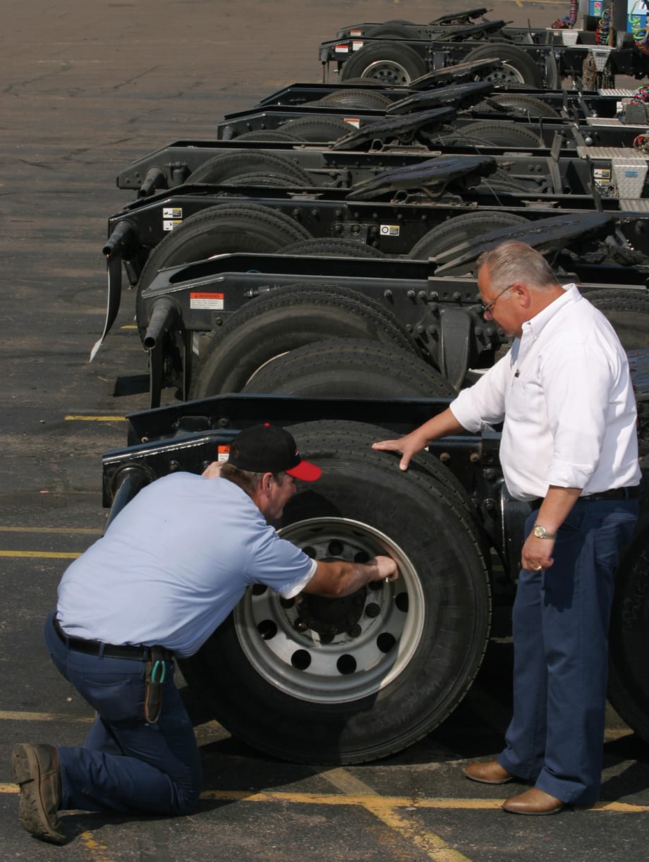 Frequent Inspections Save Tires