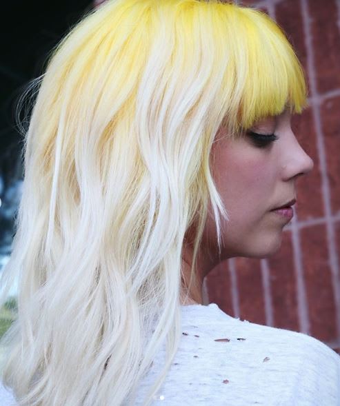 Get the Look: Platinum with a Punch of Yellow Using Matrix SoColor Cult