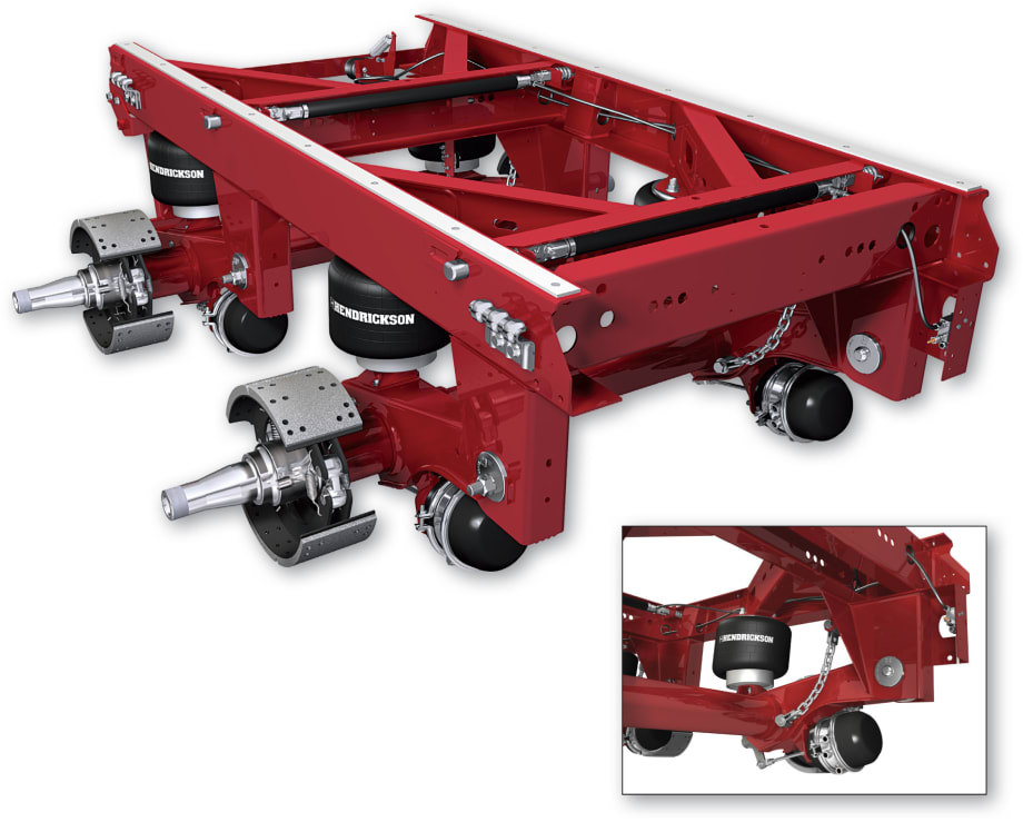 Hendrickson Introduces “Shockless” Air Suspension: ZMD Ride Technology