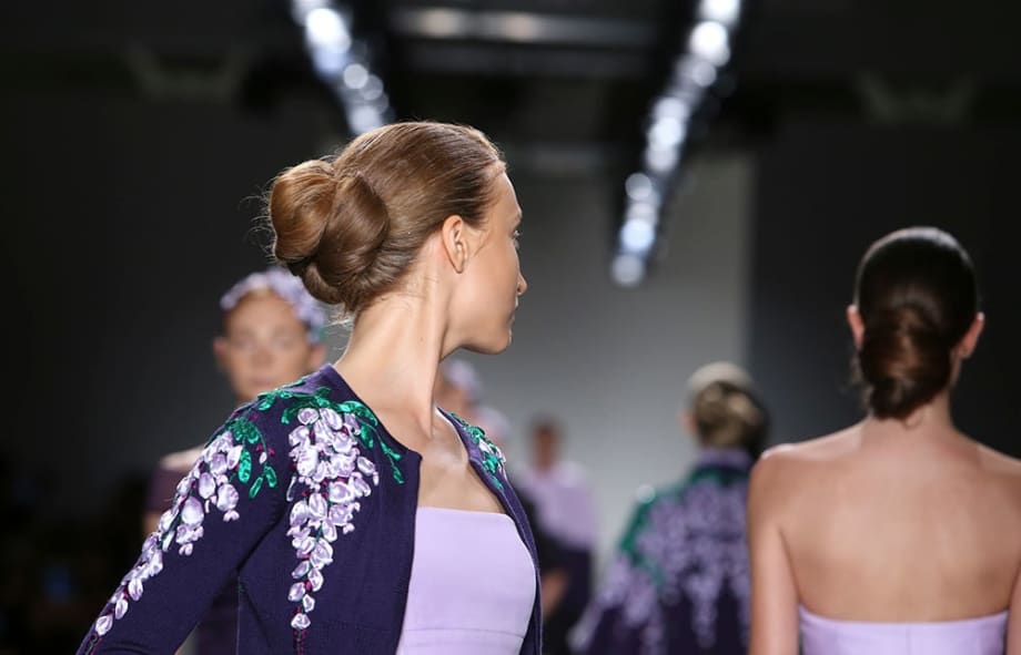 HOW-TO: The Perfect Parisian Updo at Zang Toi S/S '17 Using Macadamia Professional