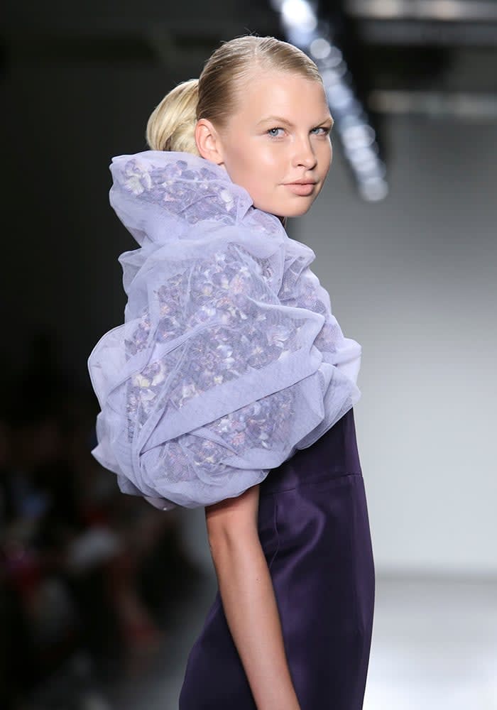 HOW-TO: The Perfect Parisian Updo at Zang Toi S/S '17 Using Macadamia Professional