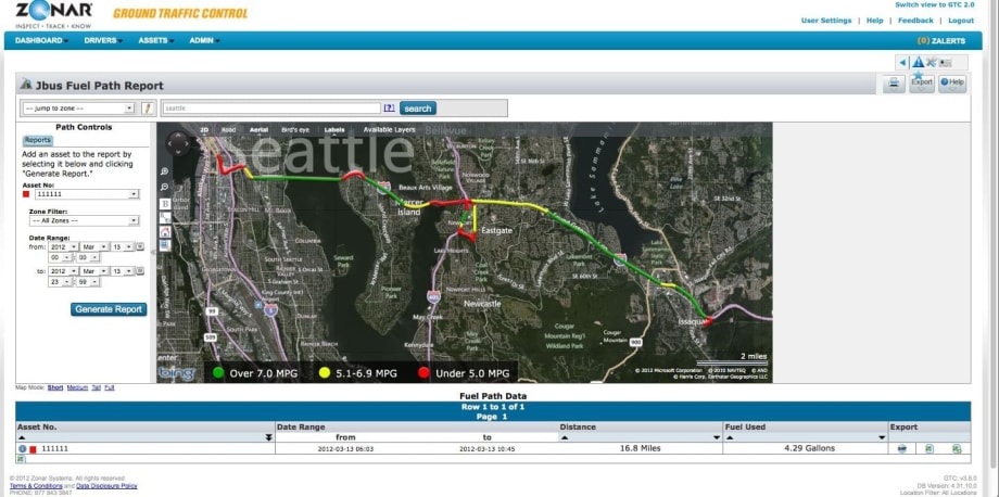 Zonar Releases Fuel-Based GPS Tracking Technology