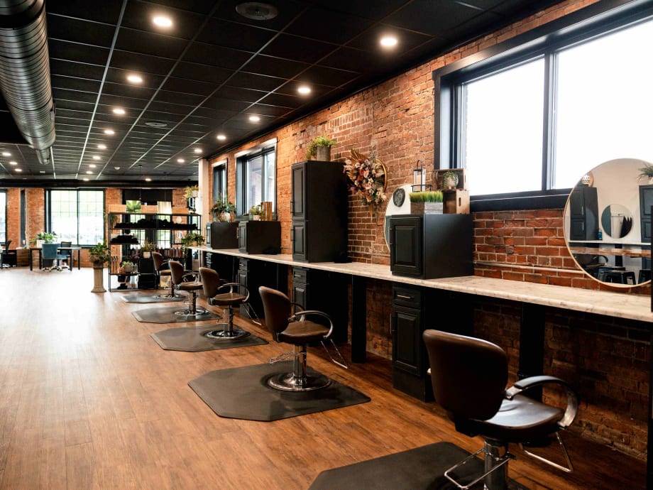 An Industrial Salon Finds a Home in a Historic Train Station Depot