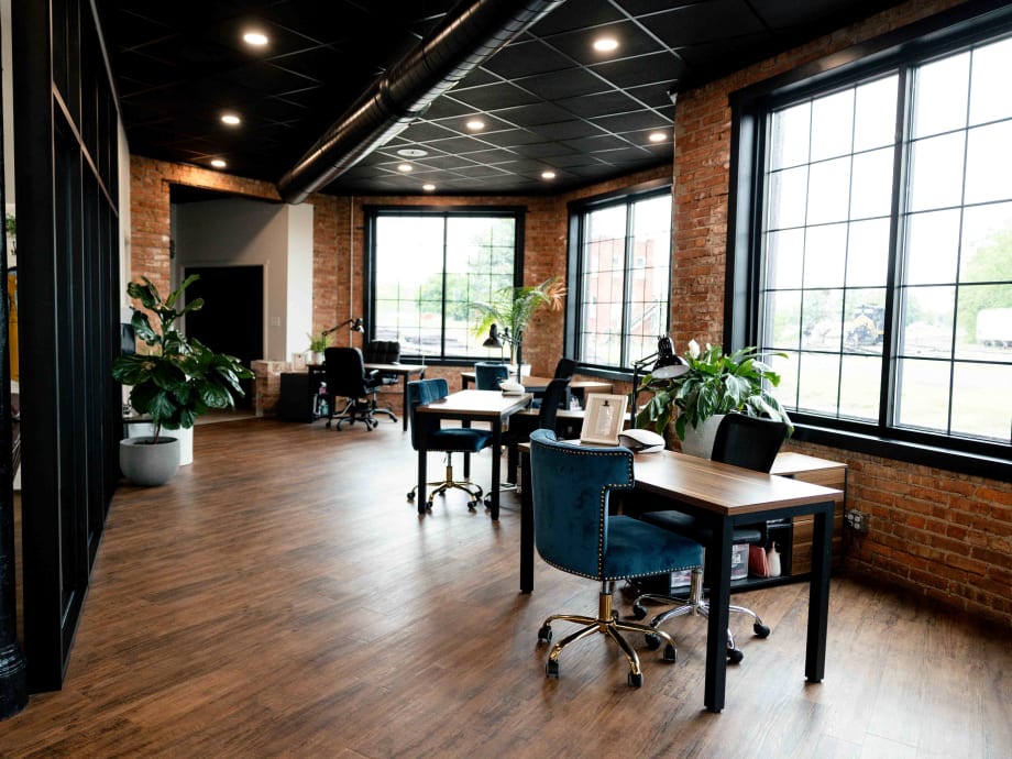 An Industrial Salon Finds a Home in a Historic Train Station Depot