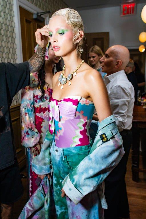 Celeb Stylist Garren Creates Mermaid-Inspired Looks at Anna Sui Spring/Summer 2024 Show