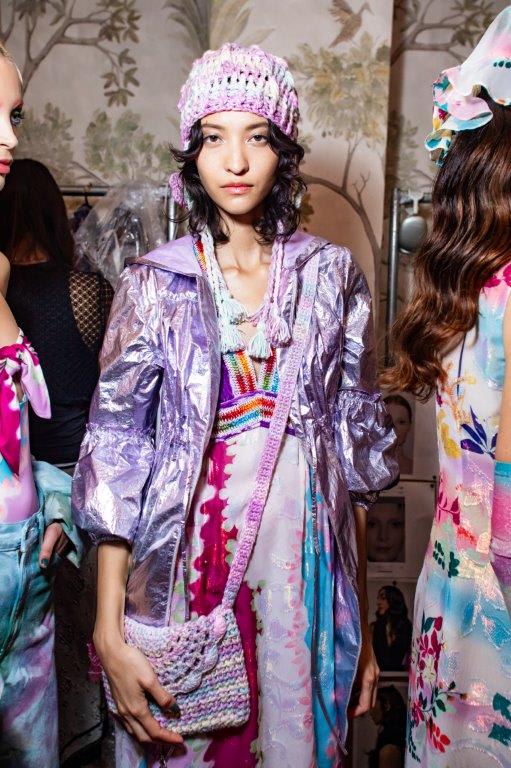 Celeb Stylist Garren Creates Mermaid-Inspired Looks at Anna Sui Spring/Summer 2024 Show