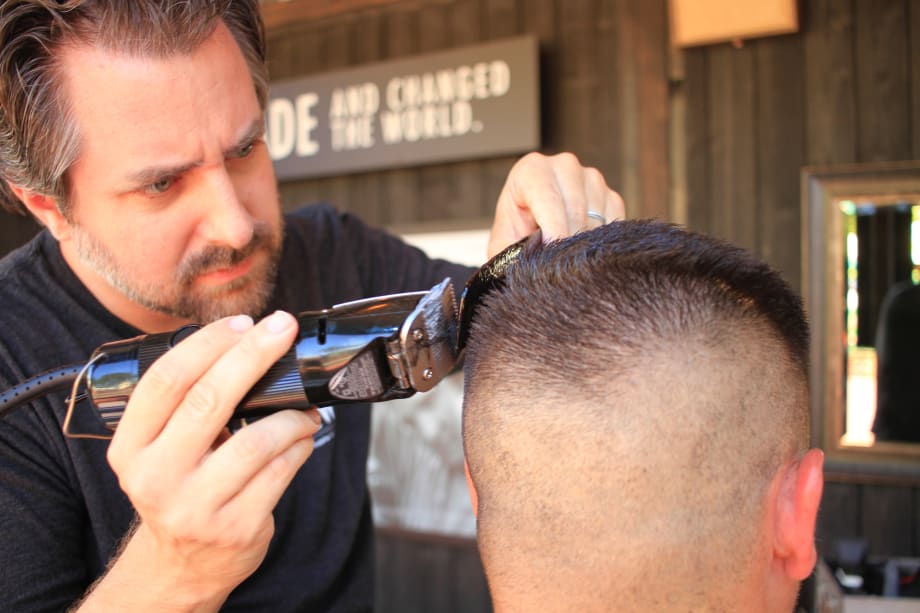 American Crew's Blue Suede Barbershop Stops at North Coast Music Festival in Chicago
