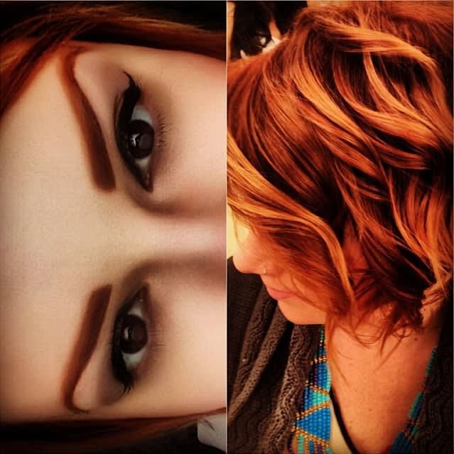#redhairdressers for National Wear Red Day