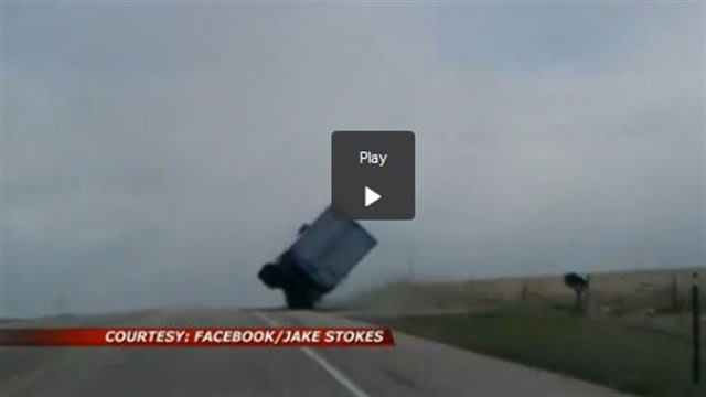 Skilled Driver Saves Semi from Being Blown Over