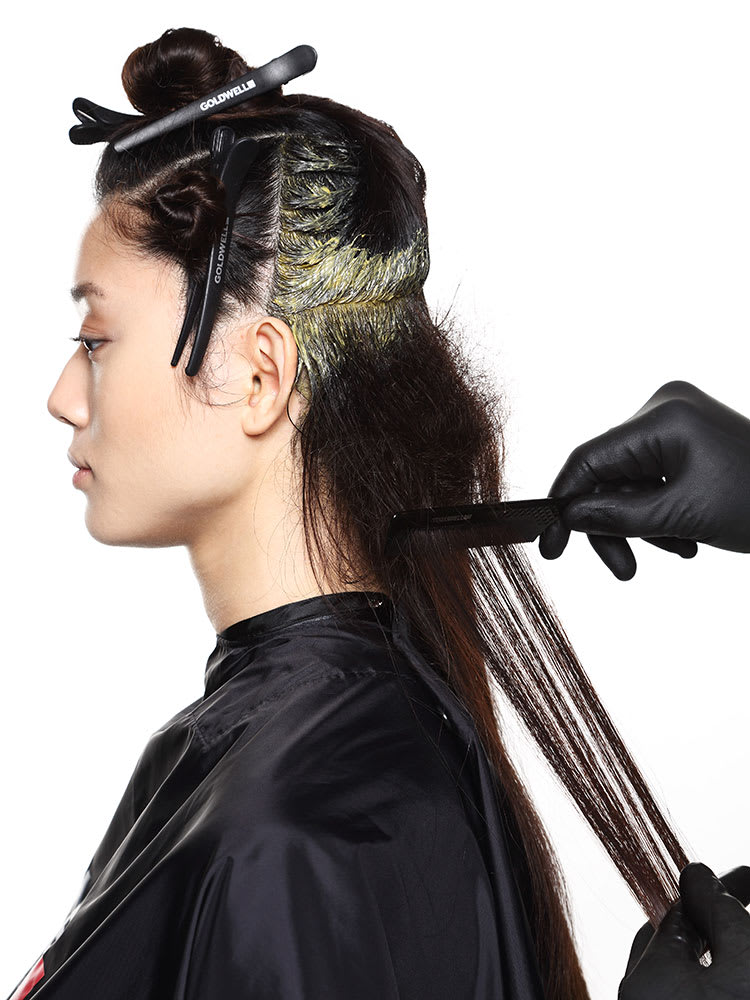 COUTURE COLOR: KeraSilk Control and TopChic Shine Formula