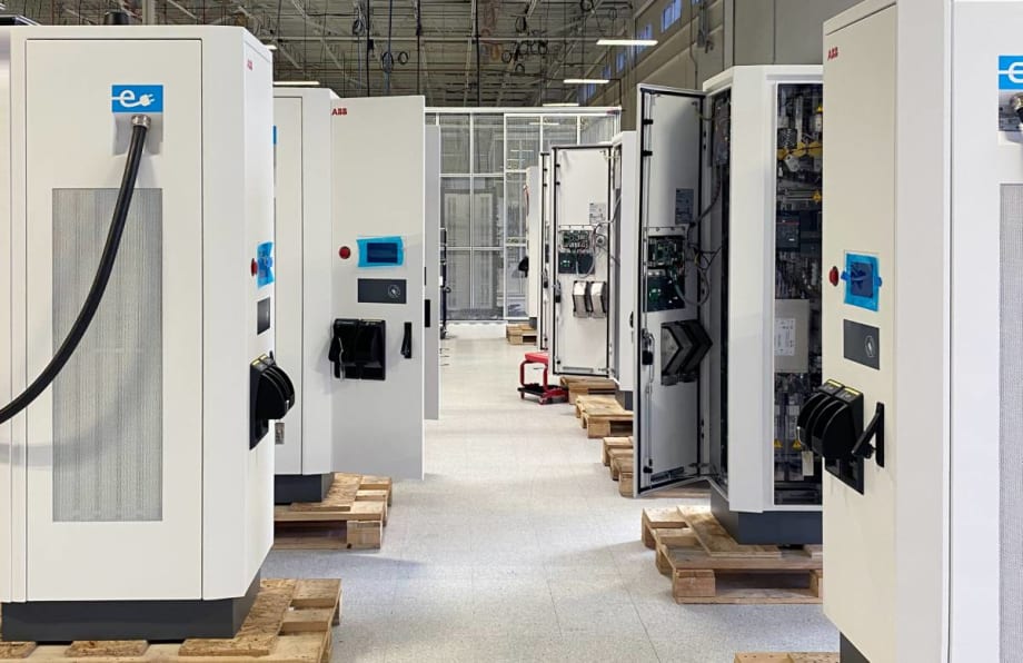 ABB Starts Producing DC Fast Chargers at New Plant