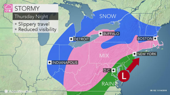 Winter Storm Slated to Slam Much of the East